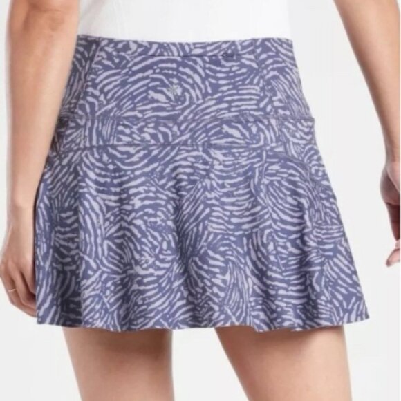 Athleta Lavender and Purple Ace Printed Tennis Skort (Women's Medium) - Picture 2 of 8